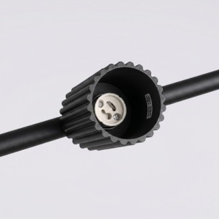 Lustre KARBON 4 noir - Sollux