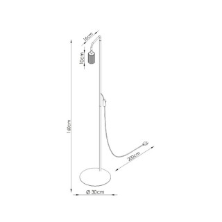 Lampadaire KARBON 1 beige