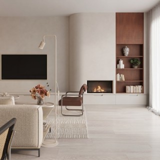 Lampadaire KARBON 1 beige