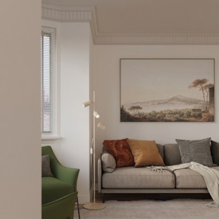 Lampadaire KARBON 3 beige