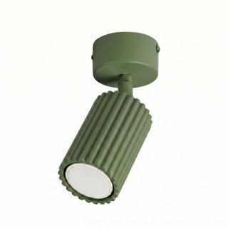Plafonnier KARBON 1 vert olive - Sollux
