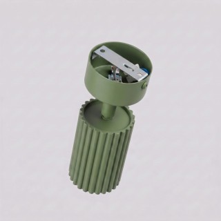 Plafonnier KARBON 1 vert olive - Sollux