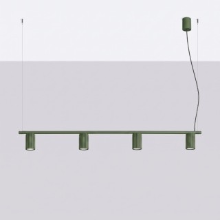 Lustre KARBON 4 vert olive - Sollux