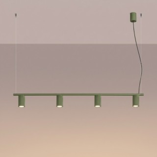 Lustre KARBON 4 vert olive - Sollux