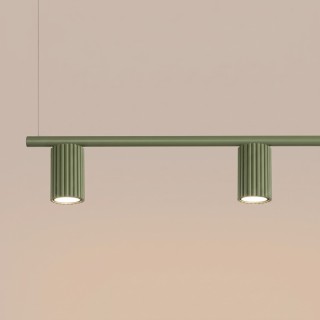 Lustre KARBON 4 vert olive - Sollux