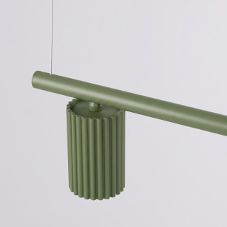 Lustre KARBON 4 vert olive - Sollux