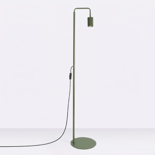 Lampadaire KARBON 1 vert olive - Sollux