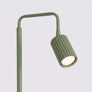 Lampadaire KARBON 1 vert olive - Sollux