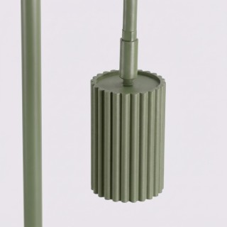 Lampadaire KARBON 1 vert olive - Sollux