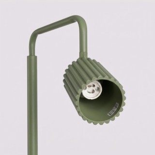 Lampadaire KARBON 1 vert olive - Sollux