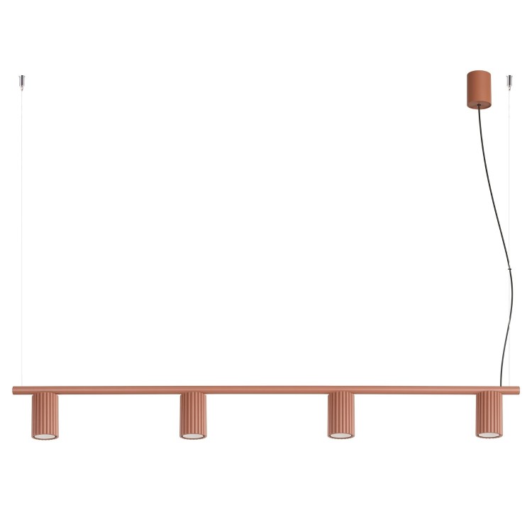 Lustre KARBON 4 ocre rouge