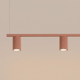 Lustre KARBON 4 ocre rouge