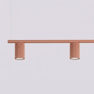 Lustre KARBON 4 ocre rouge