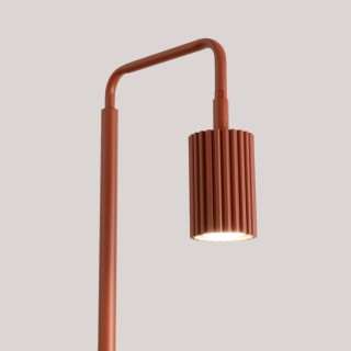 Lampadaire KARBON 1 ocre rouge - Sollux