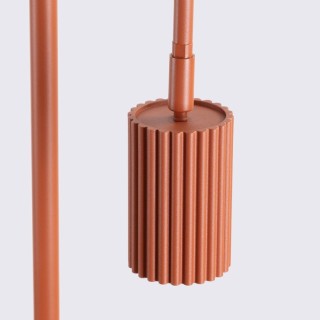 Lampadaire KARBON 1 ocre rouge - Sollux