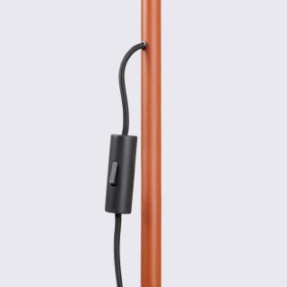 Lampadaire KARBON 1 ocre rouge - Sollux
