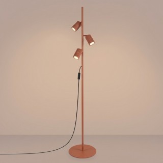 Lampadaire KARBON 3 ocre rouge