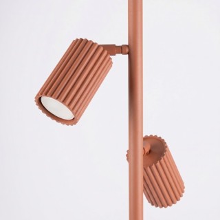 Lampadaire KARBON 3 ocre rouge