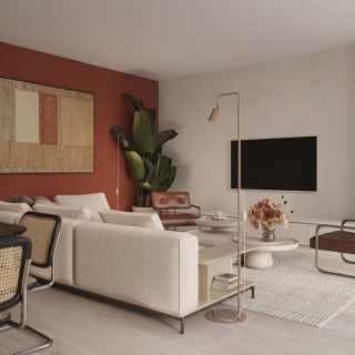 Lampadaire KARBON 1 taupe - Sollux