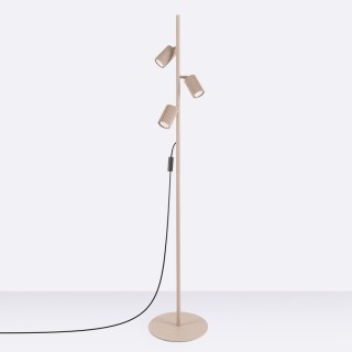 Lampadaire KARBON 3 taupe - Sollux