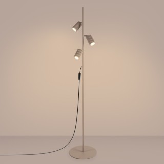 Lampadaire KARBON 3 taupe - Sollux