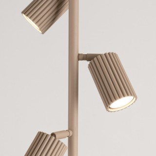 Lampadaire KARBON 3 taupe - Sollux