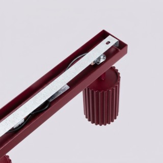 Plafonnier KARBON 4L bordeaux - Sollux