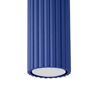 Plafonnier KARBON 10 outremer - Sollux