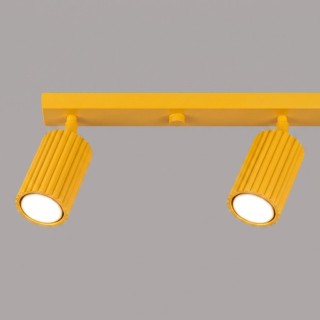 Plafonnier KARBON 4L jaune - Sollux