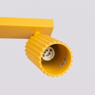 Plafonnier KARBON 4L jaune - Sollux