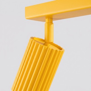 Plafonnier KARBON 4L jaune - Sollux