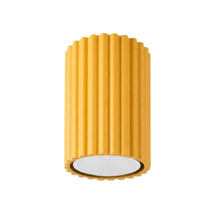 Plafonnier KARBON 10 jaune - Sollux