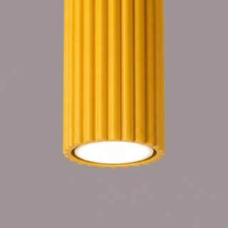 Plafonnier KARBON 10 jaune - Sollux