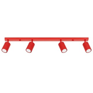 Plafonnier KARBON 4L rouge