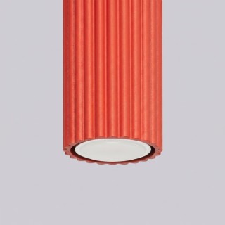 Plafonnier KARBON 10 rouge - Sollux