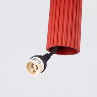 Suspension KARBON 1 rouge - Sollux