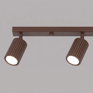 Plafonnier KARBON 4L marron