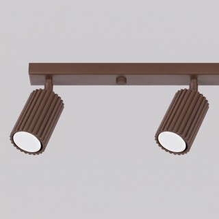 Plafonnier KARBON 4L marron