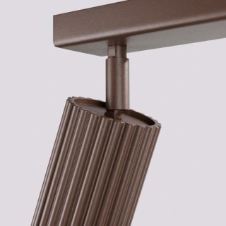 Plafonnier KARBON 4L marron