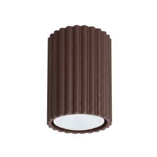 Plafonnier KARBON 10 marron
