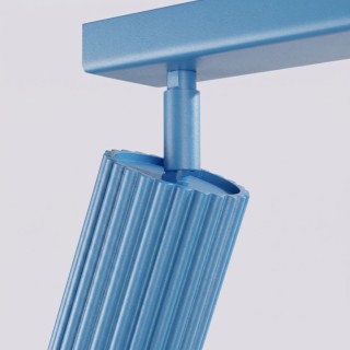 Plafonnier KARBON 4L azure - Sollux