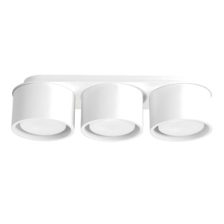 Plafonnier MODO 3 blanc Sollux