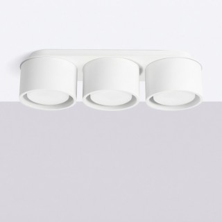 Plafonnier MODO 3 blanc Sollux