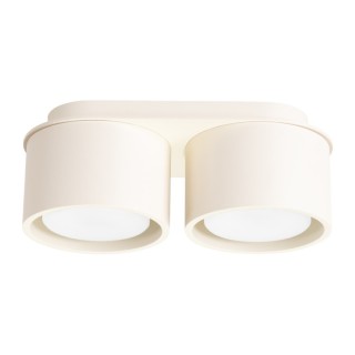 Plafonnier MODO 2 beige Gx53 - Sollux