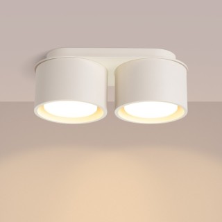 Plafonnier MODO 2 beige Gx53 - Sollux