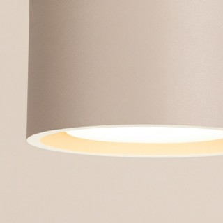 Plafonnier MODO 2 taupe Sollux