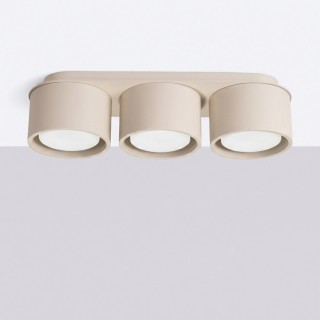 Plafonnier MODO 3 taupe Gx53