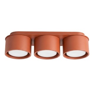 Plafonnier MODO 3 Sollux - Ocre Rouge