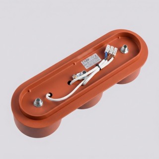 Plafonnier MODO 3 Sollux - Ocre Rouge