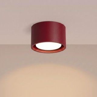 Plafonnier MODO 1 bordeaux - Sollux